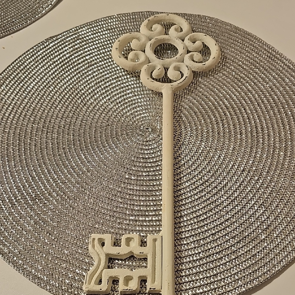 Decorative Ivory Key Wall Accent - Home Wall Decor